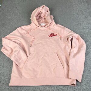 Sandro “Shit Happens” Hoodie Unisex Extra Large Pink
